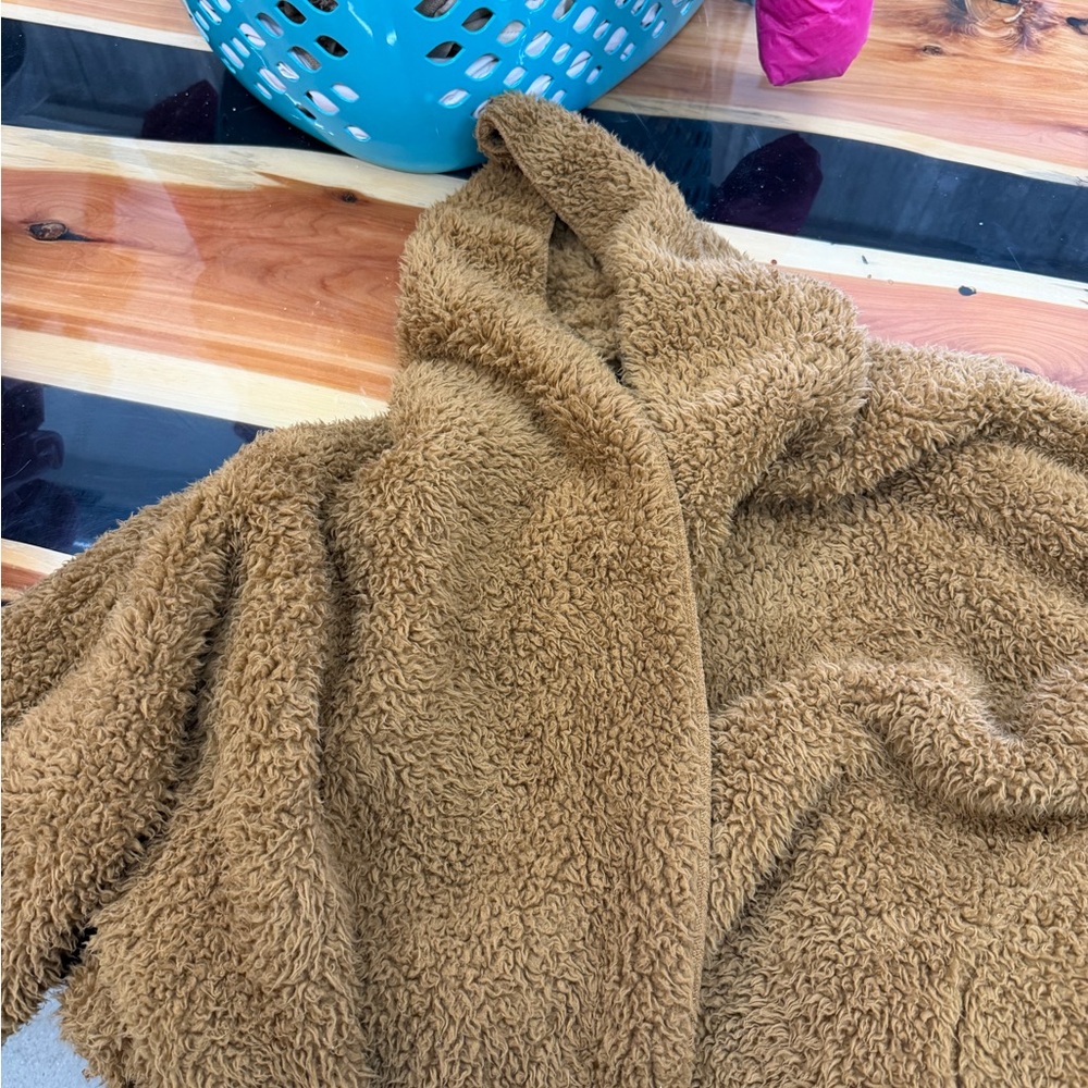 Cozy Brown Sherpa Jacket